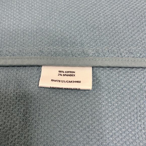 Eileen Fisher Light Blue Cotton Lightweight Jacket Nehru Collar M - Picture 4 of 8